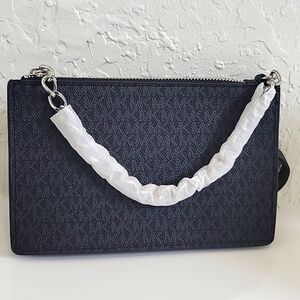 NWT MICHAEL KORS black logo belt bag